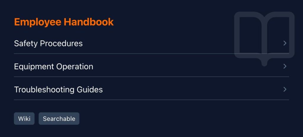 Employee Handbook Image